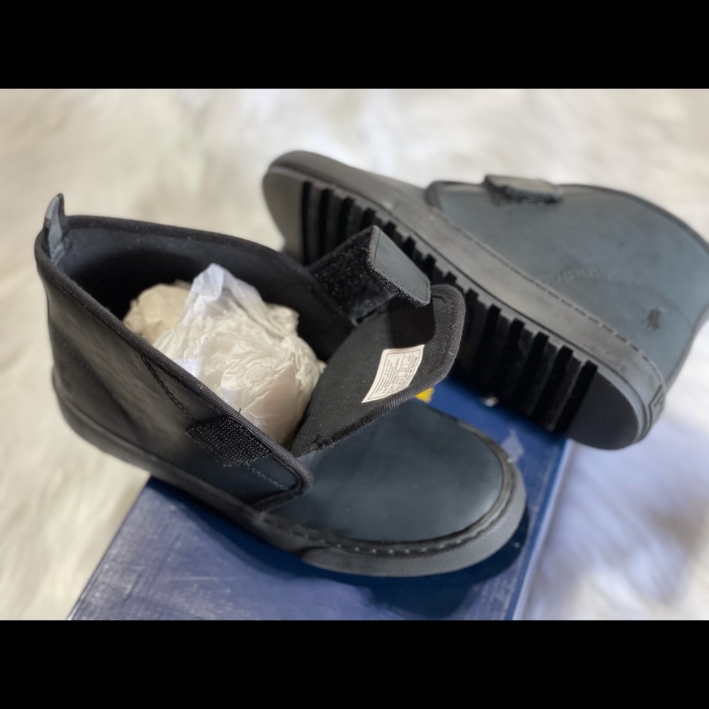 New Polo Ralph Lauren Toddler Boys Owen EZ boots - Picture 3 of 12